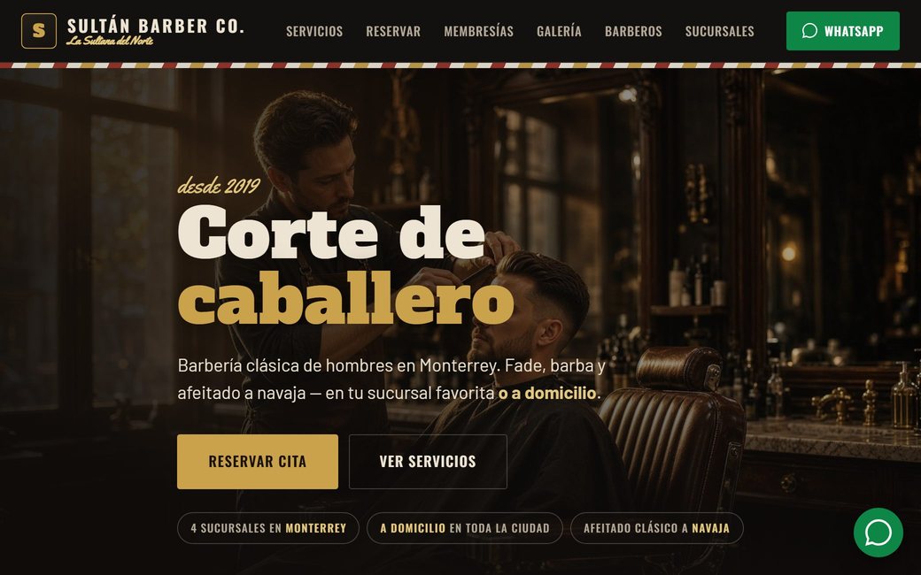 Ejemplo AMMA — Una barbería